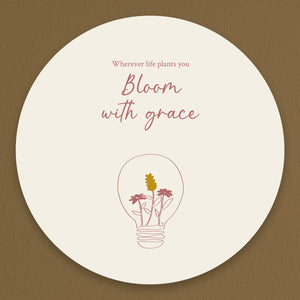 Muurcirkel 40 cm | Bloom with grace