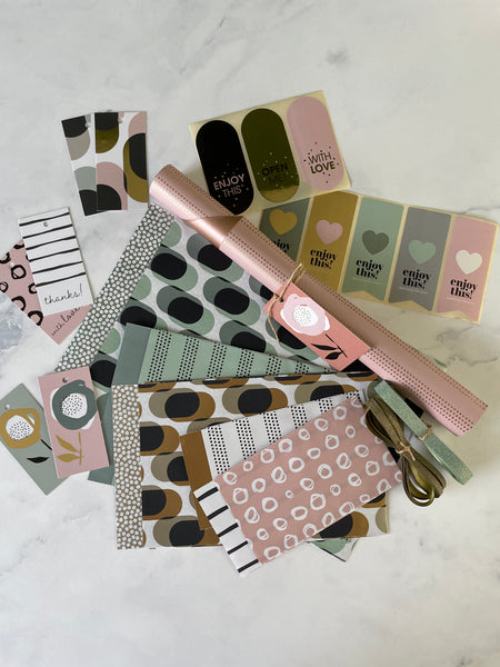 Cadeauzakjes 6 stuks, groen
